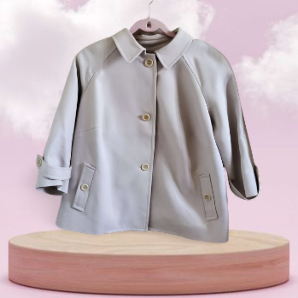 Talbots Tan Coat Petite Size